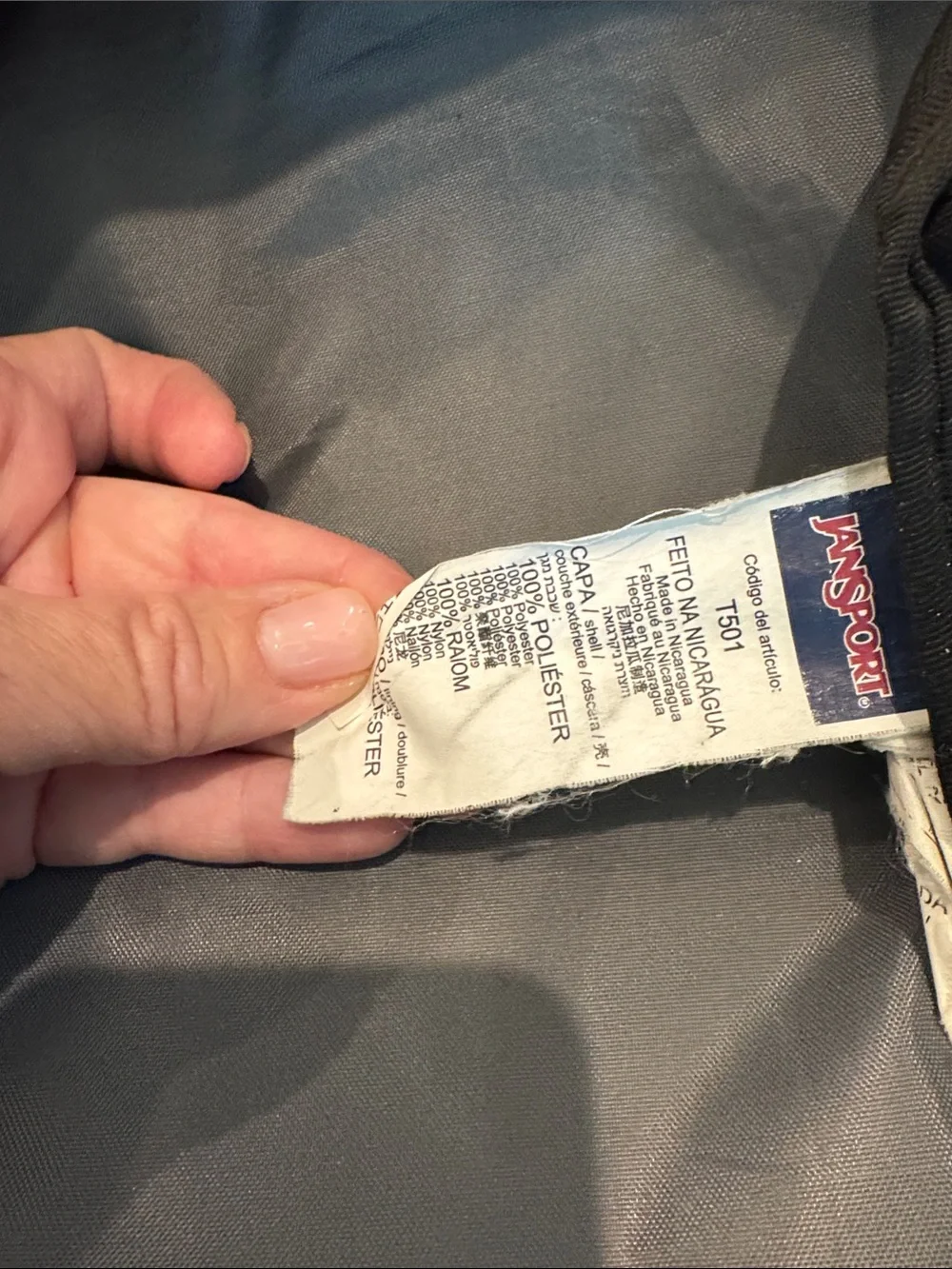 Jansport Black Classic Backpack with Front Pocket